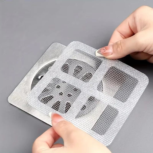 Disposable Drain Filter Sticker for Hair and Insect Protection (5Pcs)