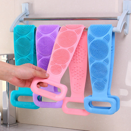 Silicone Body Scrubber Belt for Gentle Exfoliation and Massage