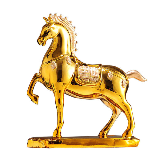 Elegant Chinese Resin Statue Luxurious Home & Office Decor
