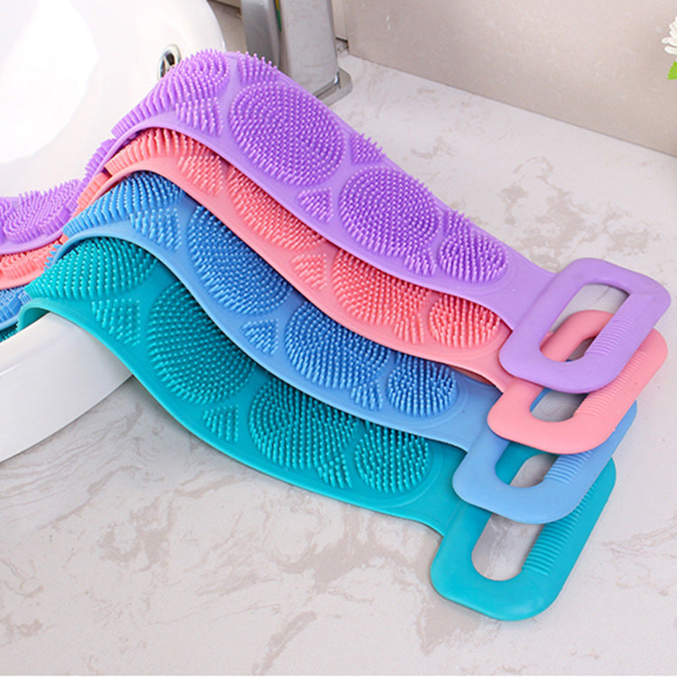 Silicone Body Scrubber Belt for Gentle Exfoliation and Massage