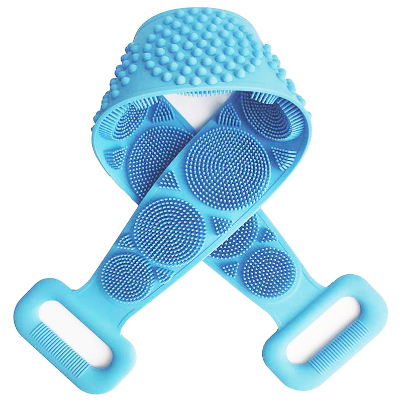 Silicone Body Scrubber Belt for Gentle Exfoliation and Massage