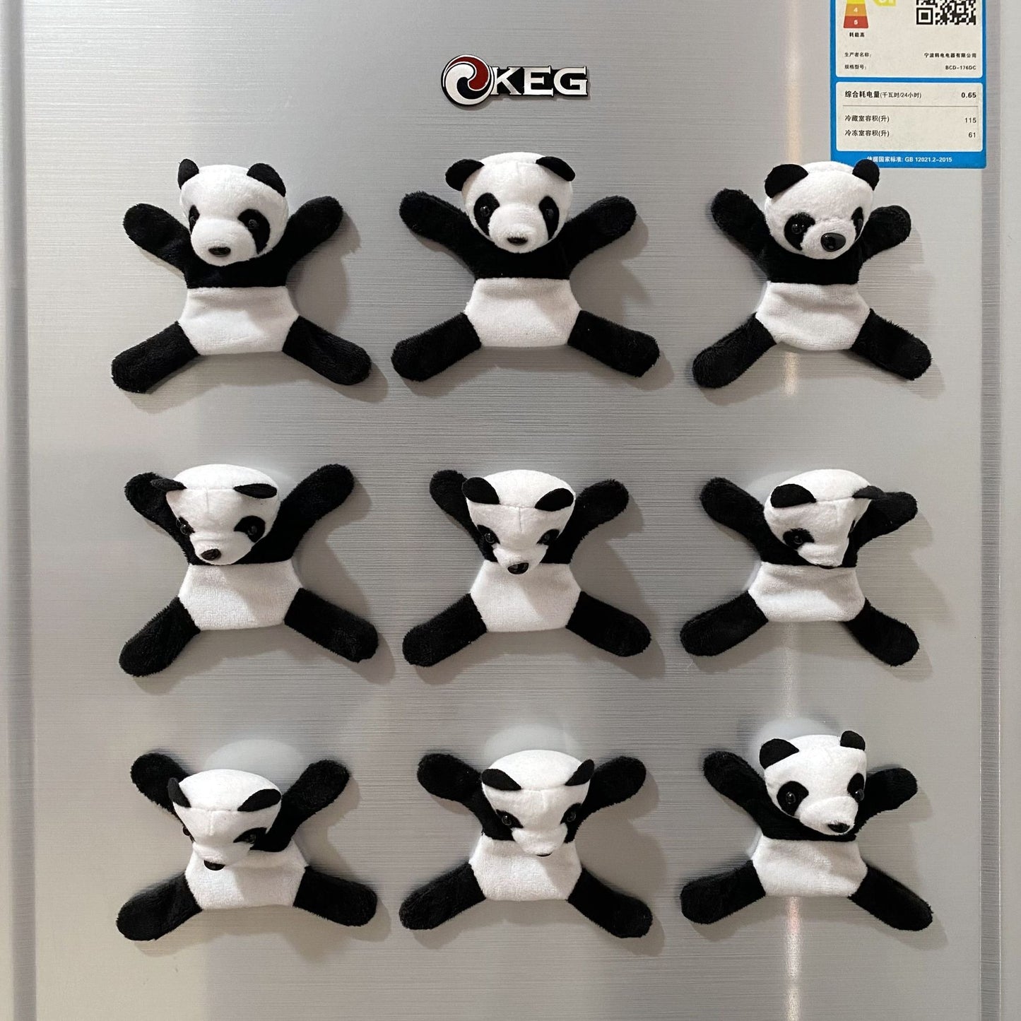 Magnetic Panda Plush Toy – Cute Pendant for All Ages!