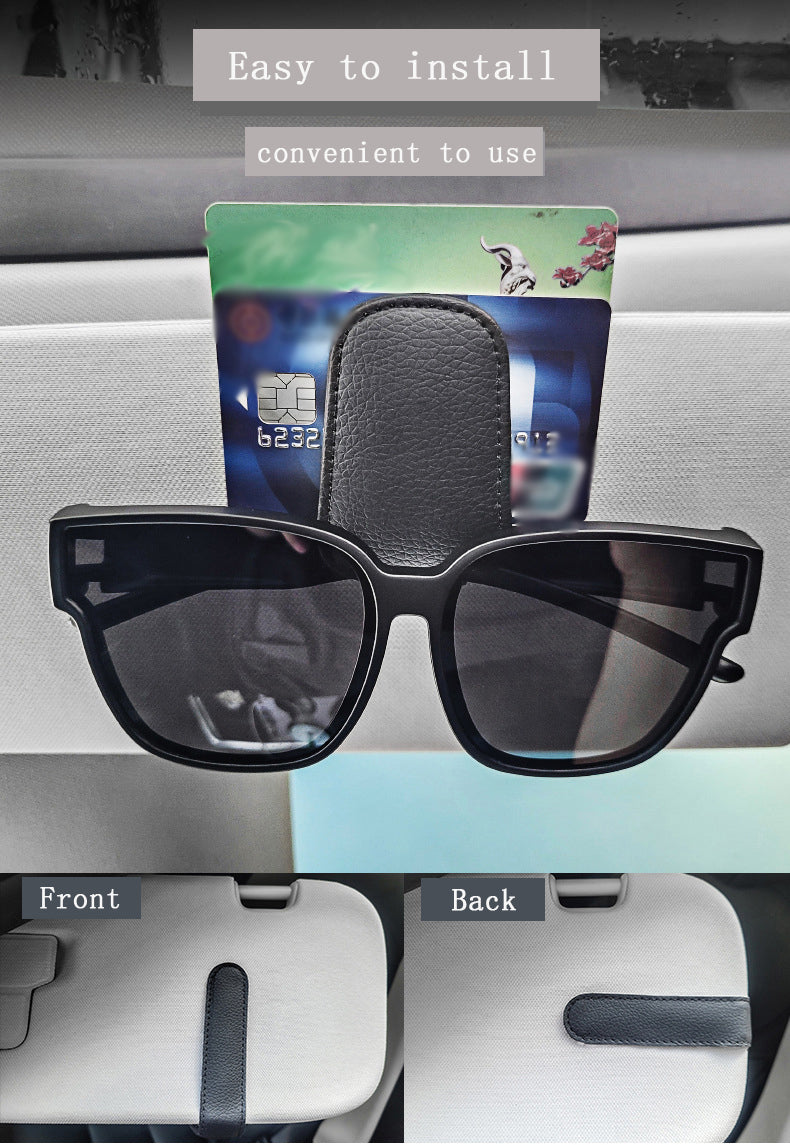 Best Selling Car Visor Sunglasses Holder Organizer Clip